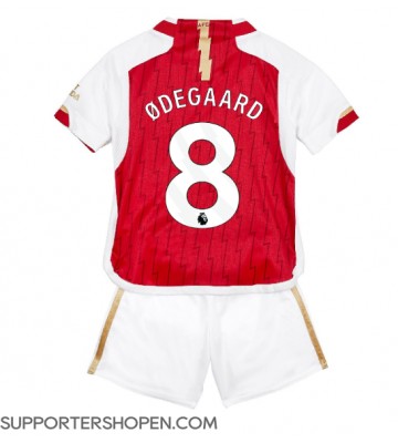 Arsenal Martin Odegaard #8 Hemmatröja Barn 2023-24 Kortärmad (+ korta byxor)